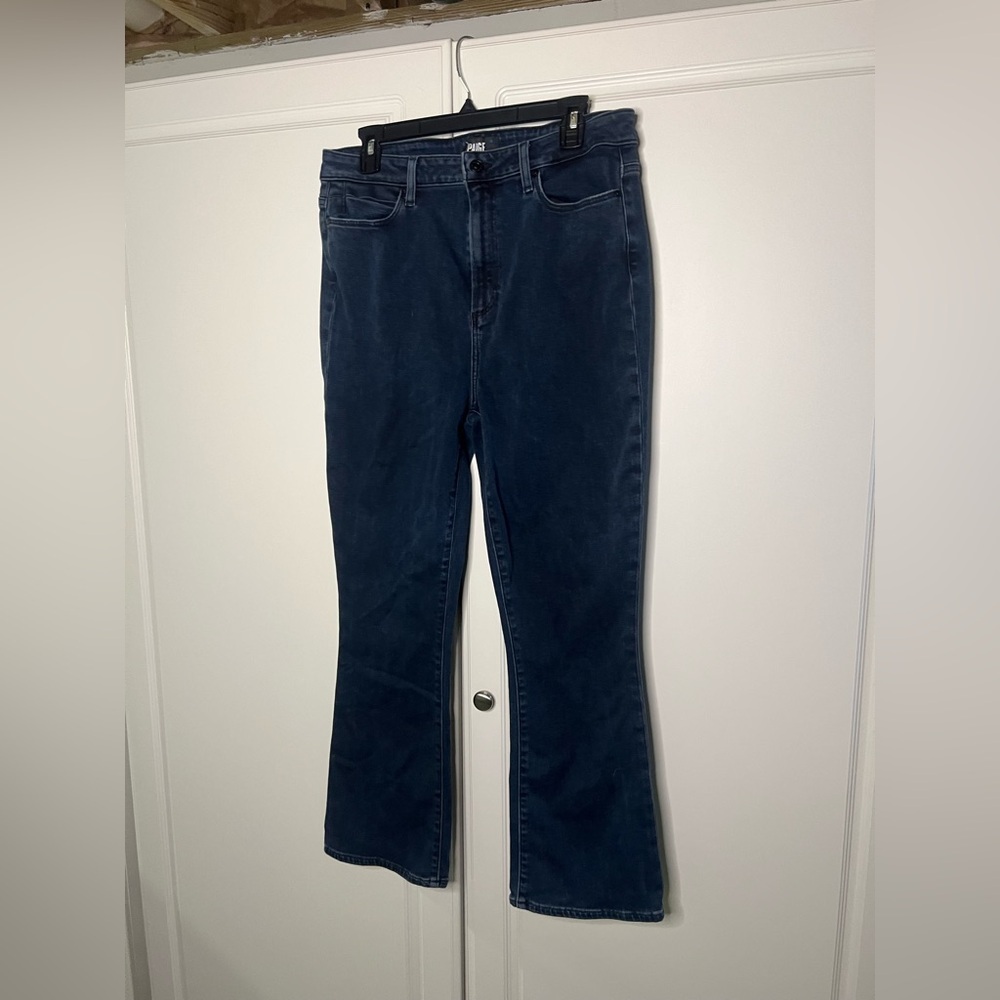 Paige Claudine High Rise Ankle Flare Jean In Fide… - image 3